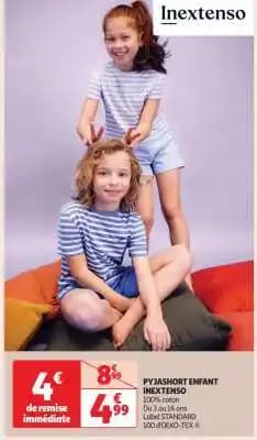 Pyjashort Enfant Inextenso