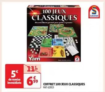 COFFRET 100 JEUX CLASSIQUES