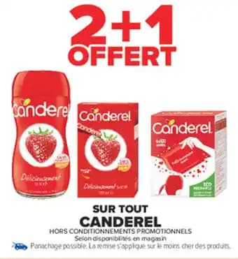 Promotion Exclusives de 7
            
        
        Canderel : Découvrez l'Offre incontournable