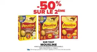 MOUSLINE Sur tout