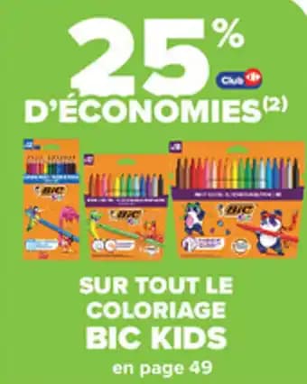 BIC KIDS Sur tout le coloriage