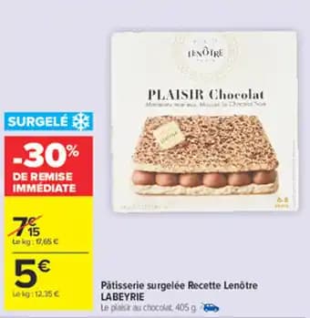 Promotion Exclusives de 3
            
        
        Recette lenotre : Découvrez l'Offre incontournable