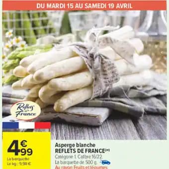 REFLETS DE FRANCE Asperge blanche 500 g