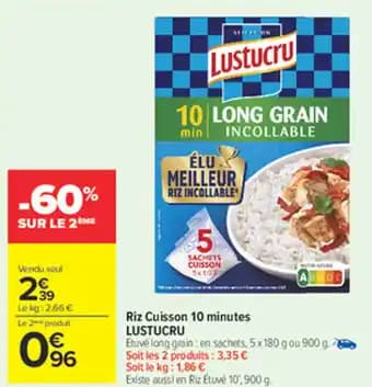 Promotion Exclusives de 7
            
        
        Riz 10 minutes : Découvrez l'Offre incontournable