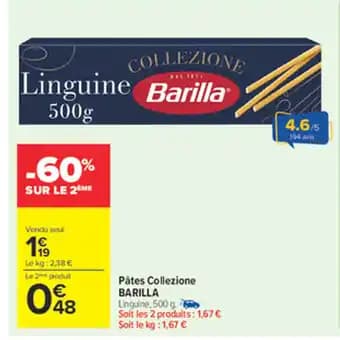 Promotion Exclusives de 3
            
        
        Pâtes collezione : Découvrez l'Offre incontournable