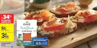 OVIVE Truite fumée 120 g