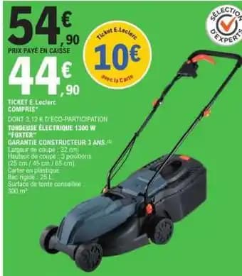 TONDEUSE ELECTRIQUE 1300 W FOXTER