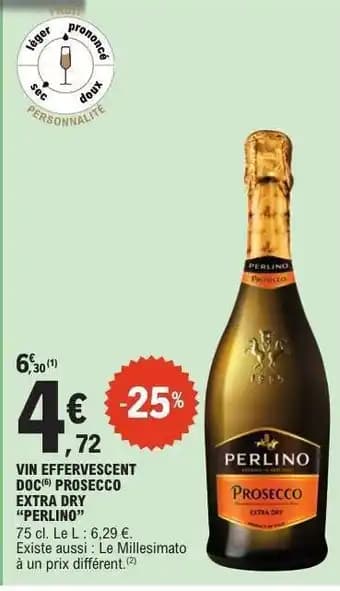 Promotion Exclusives de 6
            
        
        Perlino prosecco : Découvrez l'Offre incontournable