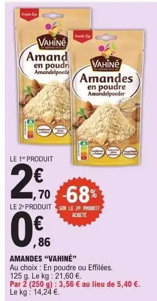 Promotion Exclusives de 28
            
        
        Amandes : Découvrez l'Offre incontournable