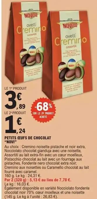 PETITS ŒUFS DE CHOCOLAT