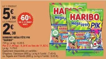 Promotion Exclusives de 2
            
        
        Bonbons méga fête : Découvrez l'Offre incontournable