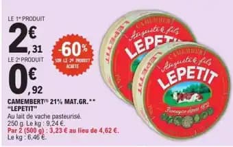 Promotion Exclusives de 2
            
        
        Lepetit : Découvrez l'Offre incontournable