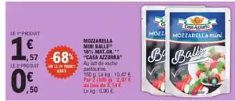 Promotion Exclusives de 38
            
        
        Mozzarella : Découvrez l'Offre incontournable