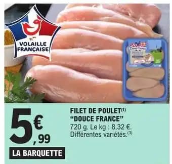 FILET DE POULET “DOUCE FRANCE”
