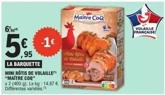 Promotion Exclusives de 26
            
        
        De volaille : Découvrez l'Offre incontournable