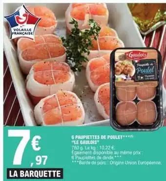 Promotion Exclusives de 4
            
        
        Paupiettes : Découvrez l'Offre incontournable