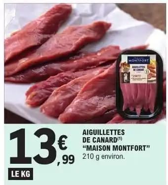 AIGUILLETTES DE CANARD 'MAISON MONTFORT'