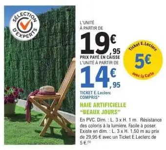 Promotion Exclusives de 41
            
        
        Haïe : Découvrez l'Offre incontournable