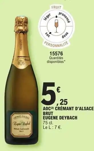CRÉMANT D'ALSACE BRUT EUGENE DEYBACH