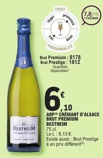 Crémant d'Alsace Brut Premium Bestheim