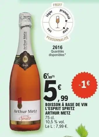 Arthur Metz L'Esprit Spritz
