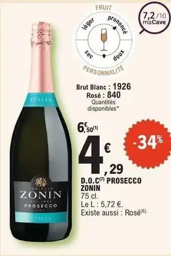 D.O.C. Prosecco Zonin