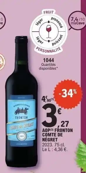 AOP Fronton Comte de Négret