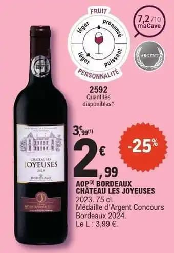 Promotion Exclusives de 19
            
        
        Bordeaux château : Découvrez l'Offre incontournable