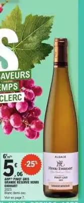 AOPP PINOT GRIS GRANDE RESERVE HENRI EHRHART