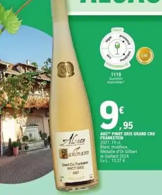 AOC PINOT GRIS GRAND CRU FRANKSTEIN