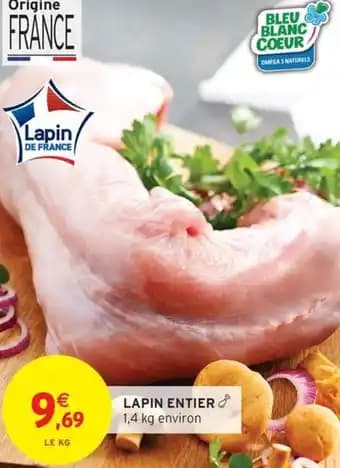 Promotion Exclusives de Viande de lapin : Découvrez l'Offre incontournable