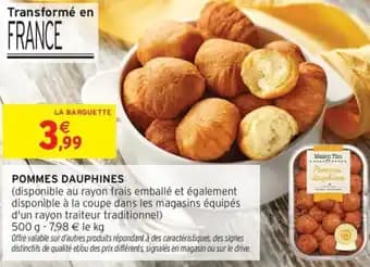 Promotion Exclusives de 7
Pommes dauphines : Découvrez l'Offre incontournable
