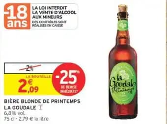 LA GOUDALE BIÈRE BLONDE DE PRINTEMPS