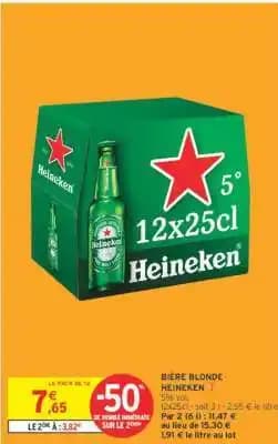 HEINEKEN BIÈRE BLONDE