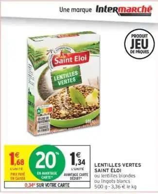 SAINT ÉLOI LENTILLES VERTES