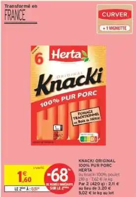 HERTA Knacki Original 100% pur porc