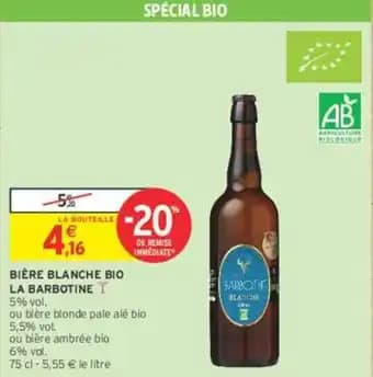 Promotion Exclusives de 5
Bière bio : Découvrez l'Offre incontournable
