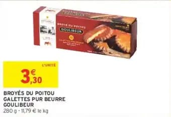 GOULIBEUR BROYÉS DU POITOU GALETTES PUR BEURRE