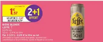 LEFFE BIÈRE BLONDE