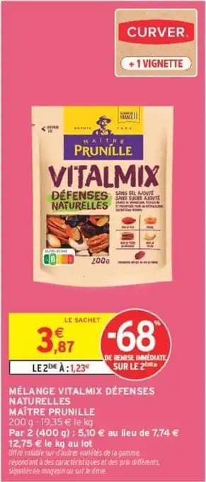 MAÎTRE PRUNILLE MÉLANGE VITALMIX DÉFENSES NATURELLES
