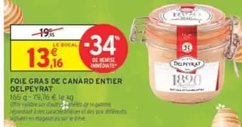 DELPEYRAT Foie gras de canard entier