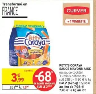 CORAYA PETITS SAUCE MAYONNAISE