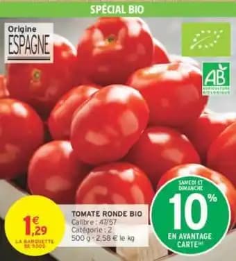 TOMATE RONDE BIO
