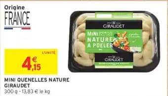 GIRAUDET MINI QUENELLES NATURE