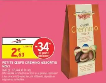 NOVI PETITS ŒUFS CREMINO ASSORTIS