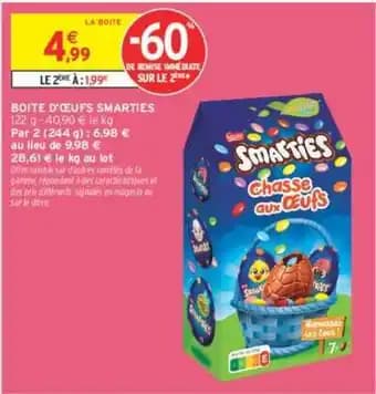 BOITE D’ŒUFS SMARTIES