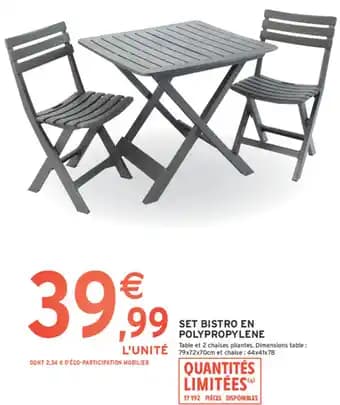 Promotion Exclusives de 9
En polypropylène : Découvrez l'Offre incontournable