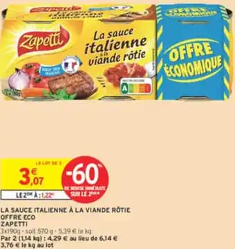 Promotion Exclusives de 3
Zapetti : Découvrez l'Offre incontournable