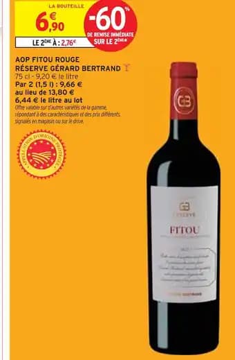 Promotion Exclusives de 2
Aop fitou : Découvrez l'Offre incontournable