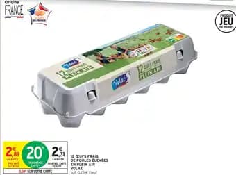 VOLAÉ 12 œufs frais